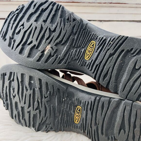 Keen Whisper Coffee Brown Closed Toe Hiking Outdoors Sandals - Womens Size 11 - Picture 7 of 8